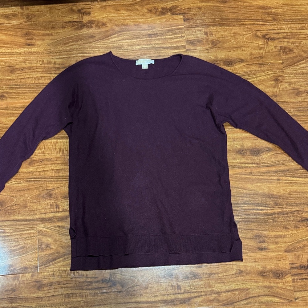 Purple Long Sleeve Sweater